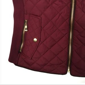 Jackets & Coats - LAST ONE! Burgundy Quilted Vest Size Small Jackets & Coats - LAST ONE! Burgundy Quilted Vest Size Small